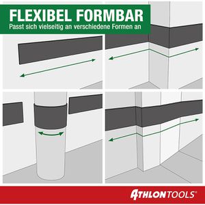 Produktbild für Wandschutz ATHLON-TOOLS FlexProtect, schwarz