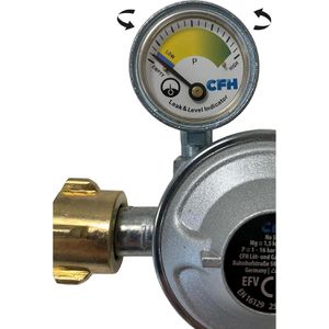 Produktbild für Gasdruckregler CFH 49404, DRF 404 Set, mit Manometer