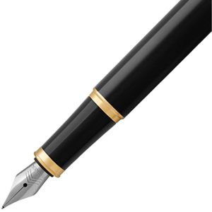 Produktbild für Füller Parker IM Black Lacquer G.C., Feder F