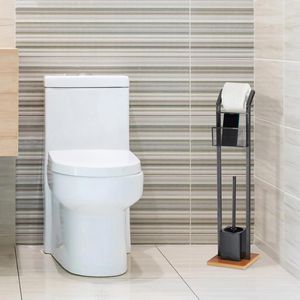 Produktbild für WC-Garnitur Relaxdays 10024628