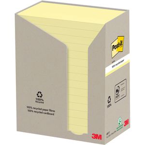 Haftnotizen Post-it Recycling Notes, gelb