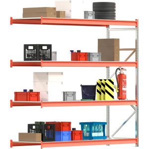 Produktbild für Anbauregal Regalwerk EMMA, 4 Metallböden