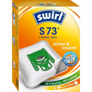 Staubsaugerbeutel Swirl S73 MicroPor Plus, 4 Stück