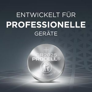Produktbild für Knopfzelle Procell CR2025