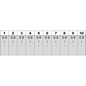 Produktbild für Ziffernstempel Trodat Classic 15510