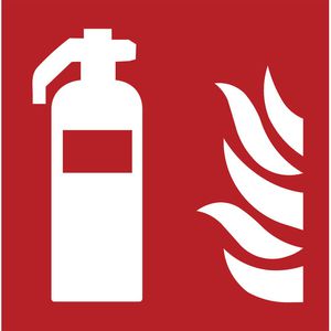 Produktbild für Feuerlöscherschrank Krone mit Schließzylinder