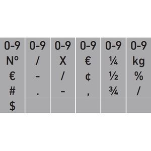 Produktbild für Zahlenstempel Trodat Printy 4846, mit Ziffern 0 - 9