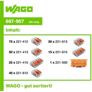 Produktbild für Verbindungsklemme Wago 887-957, L-Boxx Mini, Set
