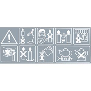 Produktbild für Teelichter Gala 030124012, weiß