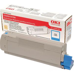 Toner Oki 43381907 cyan
