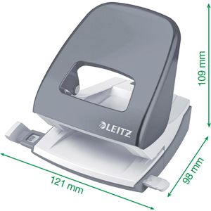 Produktbild für Locher Leitz 5008-10-26 NeXXt WOW, rot metallic
