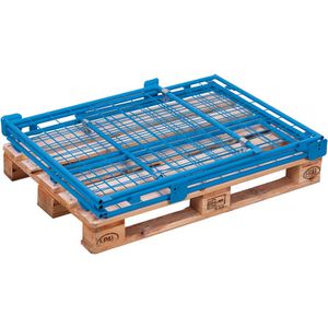 Produktbild für Palettenaufsatz VARIOfit Typ 64, pa-100.022, blau, Stahl