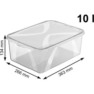 Produktbild für Aufbewahrungsbox Rotho Lona, 10L