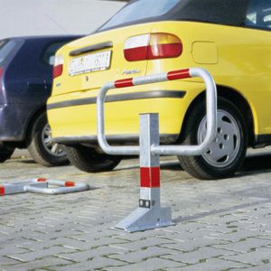 Produktbild für Parkbügel Moravia Sesam, rot / silber, klappbar