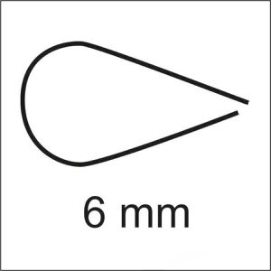 Produktbild für Klemmschiene Böttcher-AG A4, blau
