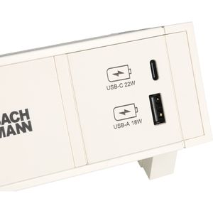Produktbild für Tischsteckdose Bachmann Desk 2, mit 0,2 m GST18 Kabel