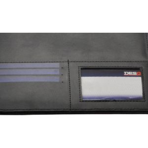 Produktbild für Schreibmappe DESQ 3682 Business Classy, schwarz, Kunstleder