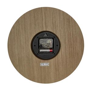 Produktbild für Wanduhr TFA 60.3072.23, Holz, analog, Quarzuhr