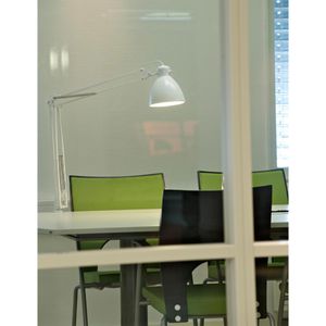 Produktbild für Schreibtischlampe Luxo L-1, weiß, LED, dimmbar