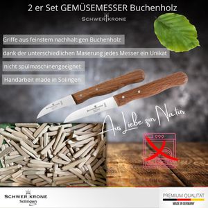 Produktbild für Gemüsemesser Schwertkrone MB01211, Set