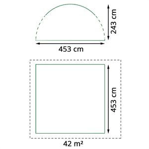 Produktbild für Pavillon Coleman Event Shelter Dome XL, hellblau