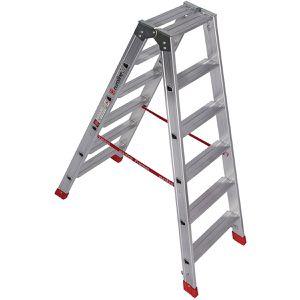 Produktbild für Stehleiter Euroline Nr. 30577, 3057706, beidseitig begehbar