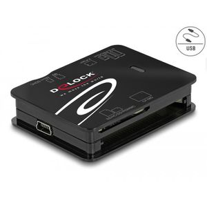 Produktbild für Kartenleser DeLock 91007, 6 in 1, USB 2.0