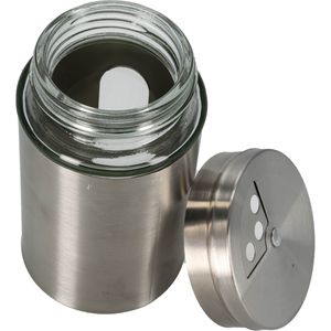 Produktbild für Gewürzgläser Zeller 19961 aus Glas, Edelstahlmantel &amp; -deckel