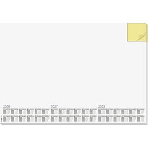 Schreibunterlage Sigel H6490, Memo, weiß