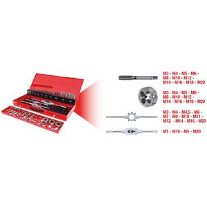 Produktbild für Gewindeschneider KS-Tools 331.0654, Set, HSS