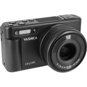 Produktbild für Kompaktkamera Yashica City 100 schwarz, mit 2,8 Zoll Display