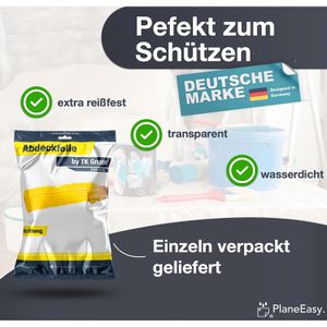 Produktbild für Abdeckfolie TK-Gruppe Easy Clean, 6 Stück
