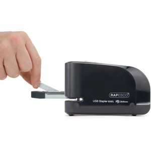 Produktbild für Elektrohefter RAPESCO 626EL, 1454, schwarz