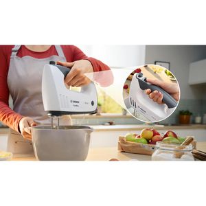Produktbild für Handmixer Bosch ErgoMixx MFQ37470, weiß, 5 Geschwindigkeiten