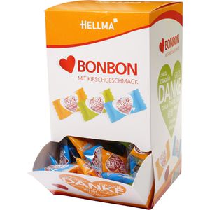 Produktbild für Fruchtbonbons Hellma Herz-Bonbon - Danke