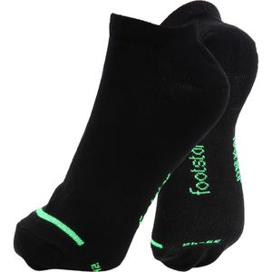 Socken Footstar Neon Glow, schwarz, 8 Paar