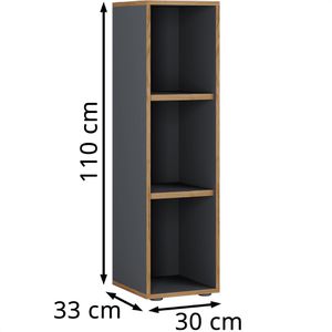 Produktbild für Aktenregal VCM Salia 920713, aus Holz