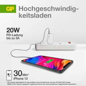 Produktbild für Ladekabel GP Batteries GPCBCL1PGYUSB221, grau, 1m