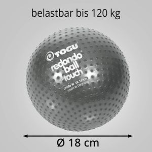 Produktbild für Gymnastikball Togu Redondo Ball Touch, mit Noppen