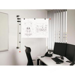 Produktbild für Planhalter Maul Hebel Wandpresenter A0, 6253084