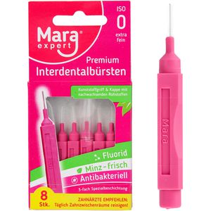 Interdentalbürsten Mara-Expert Premium Pink Minze, ISO-Größe 0