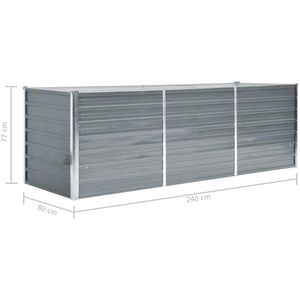 Produktbild für Hochbeet vidaXL 44840, aus verzinktem Stahl