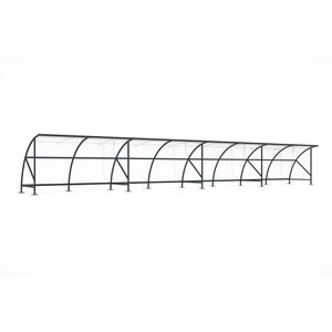 Fahrradunterstand WSM Bamberg B 1/16, anthrazit, aus Metall