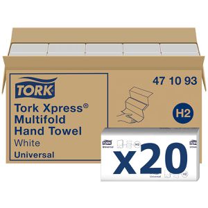 Papierhandtücher Tork Xpress Universal, 471093, H2, 1-lagig