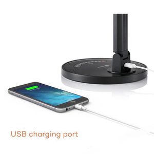 Produktbild für Schreibtischlampe TaoTronics TT-DL13, schwarz, LED, dimmbar