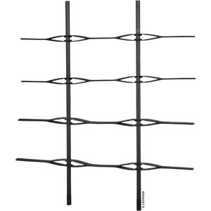 Rankgitter Lechuza 15031, schwarz