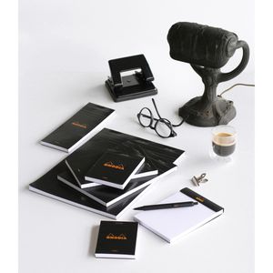 Produktbild für Notizblock Rhodia 112009C, schwarz, A7
