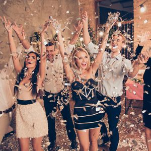 Produktbild für Konfetti Relaxdays 10020856, XXL Party-Popper, aus Folie