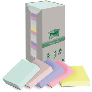 Haftnotizen Post-it Recycling Notes, pastell