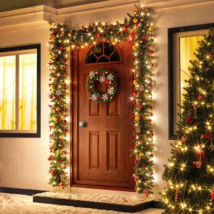 Produktbild für Weihnachtsgirlande CASARIA 101779, für innen und außen IP44